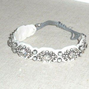 Stella & Dot Chiara Embroidered Bracelet